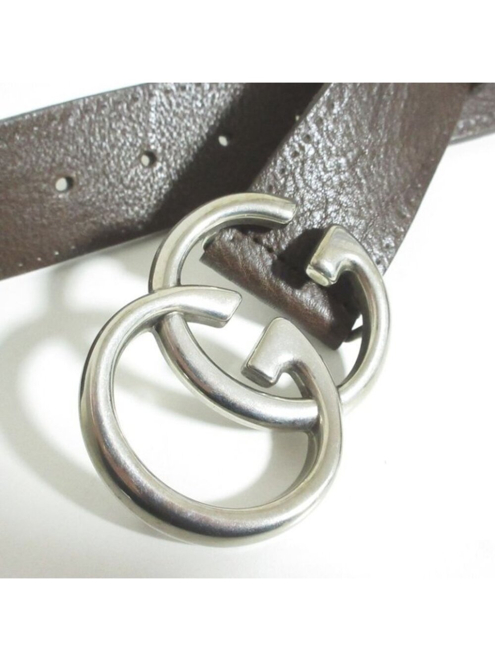 Gucci GG Marmont Leather Belt Brown - Picture 3 of 9